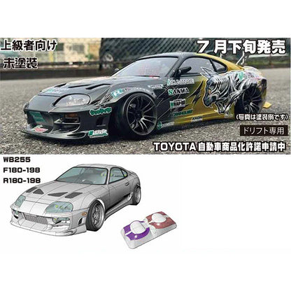 Addiction RC Toyota Supra JZA80 BOMEX Widebody Body Set 1-10 (255mm wheelbase) A80 AD-RB16