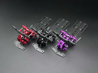 Team AD AD-XF Front Gearbox - Bulk Head (for AD X-Series) Black