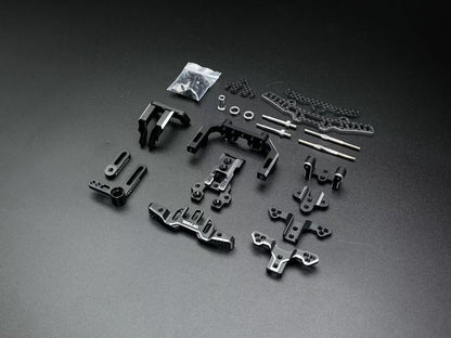 Team AD AD-XF Front Gearbox - Bulk Head (for AD X-Series) Black