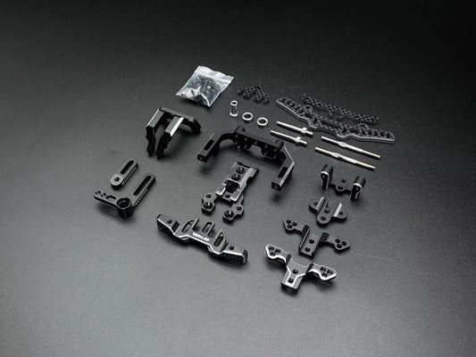 Team AD AD-XF Front Gearbox - Bulk Head (for AD X-Series) Black