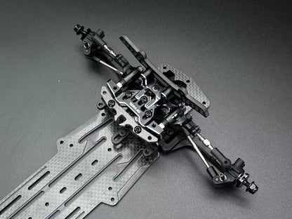 Team AD AD-XF Front Gearbox - Bulk Head (for AD X-Series) Black