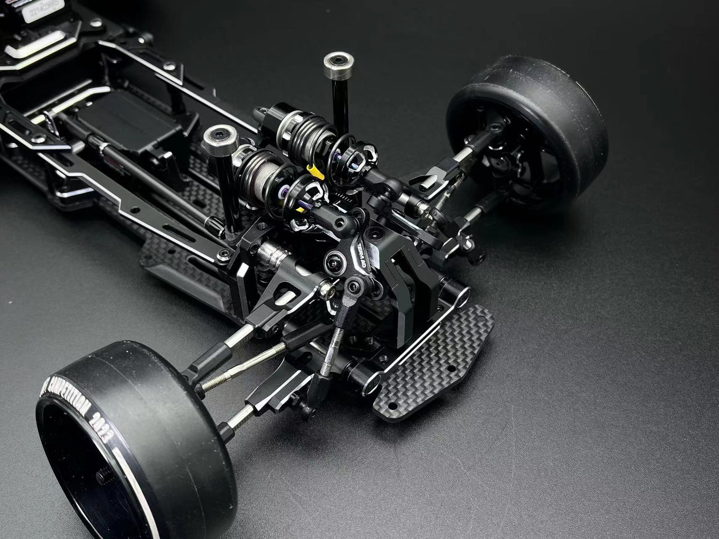 Team AD AD-XF IFS - Horizontal Shock Conversion Kit - BLACK  [Team AD] AD-XF AD-9018B