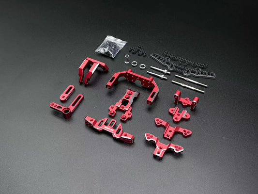 Team AD AD-XF Front Gearbox - Bulk Head (for AD X-Series) (RED)