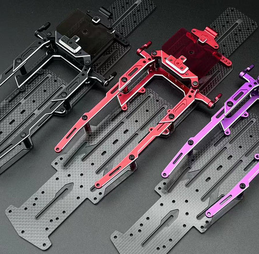 Team AD AD-X series RDX Adjustable Wheelbase Conversion Kit (DDSS) - RED [TEAM AD] AD-9020R