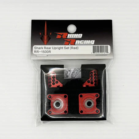 Rhino Racing -RED- SHARK Rear Upright Set – For SHARK DDSS YD2 RMX RDX RR-1500R