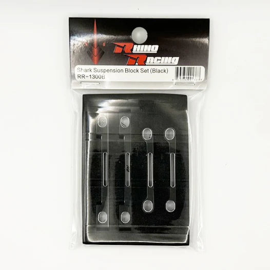 Rhino Racing SHARK - Suspension Block Set -  Black [Rhino Racing] RR-1300B