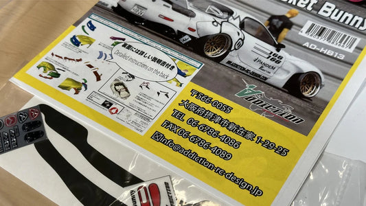 Addiction RC MAZDA RX-7 FD3S ROCKET BUNNY HB13