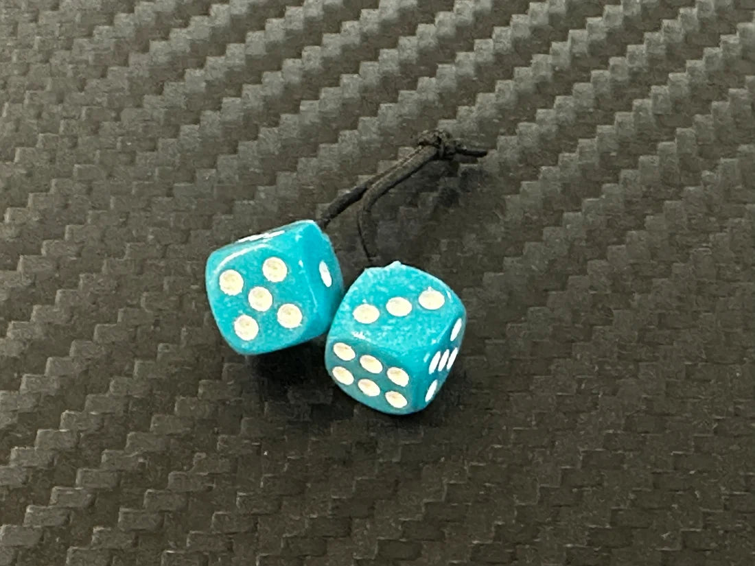 ETO Works Fuzzy Dice GLITTER Edition (Turquois) (ETW-FD-TQ)