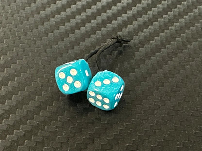 ETO Works Fuzzy Dice GLITTER Edition (Turquois) (ETW-FD-TQ)