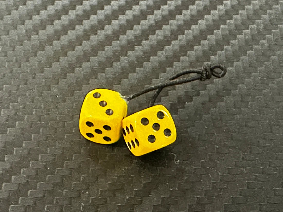 ETO Works Fuzzy Dice GLITTER Edition (Yellow) (ETW-FD-YL)