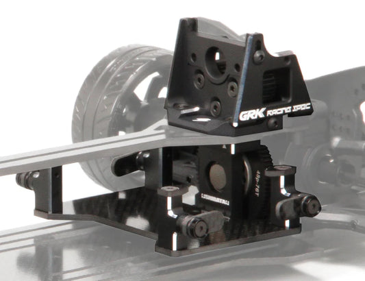 Shibata DR GRK-R Motor Mount Unit Set (Black) (GRKRCVBK)