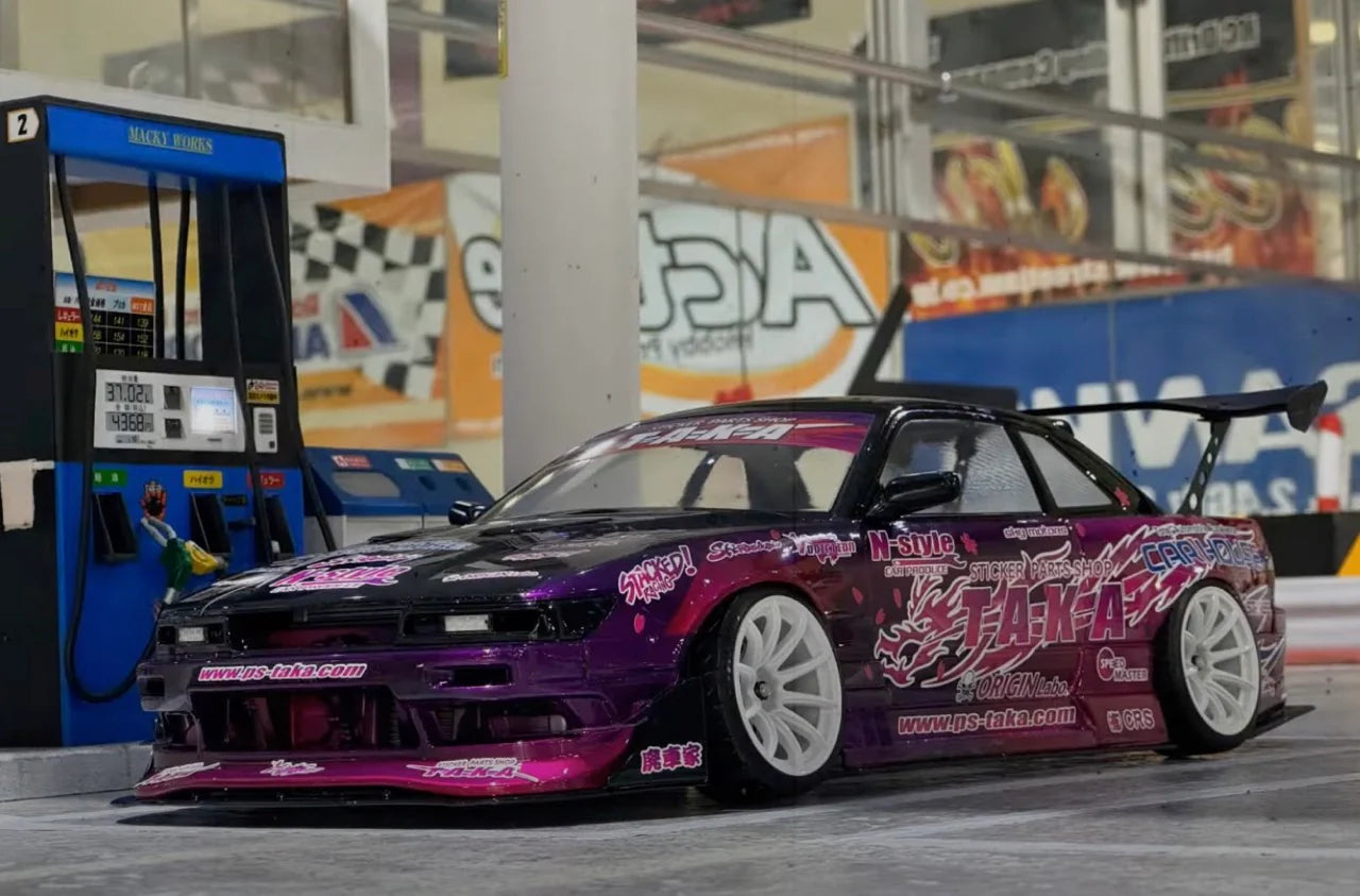Addiction RC Nissan S13 Silvia ORIGIN LAB FUJIO 2023 (w- TAKA LIVERY) [Addiction RC] AD-HB16-FUJIO