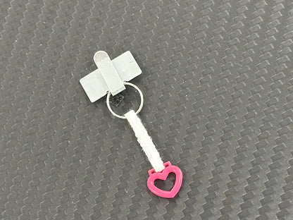 ETO Works Swing Ring Heart Pink