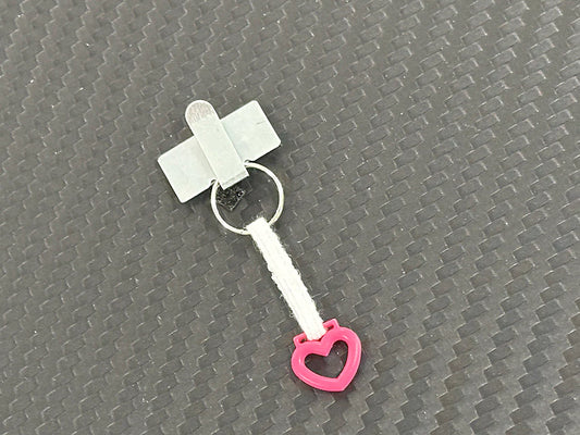 ETO Works Swing Ring Heart Pink
