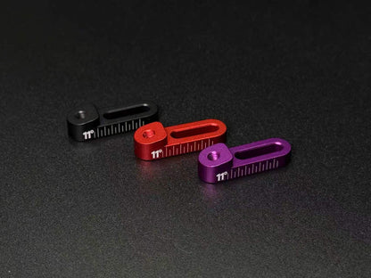Team AD 11 Degree Forward Tilt Steering Block Base -  RED  (AD-90191R)