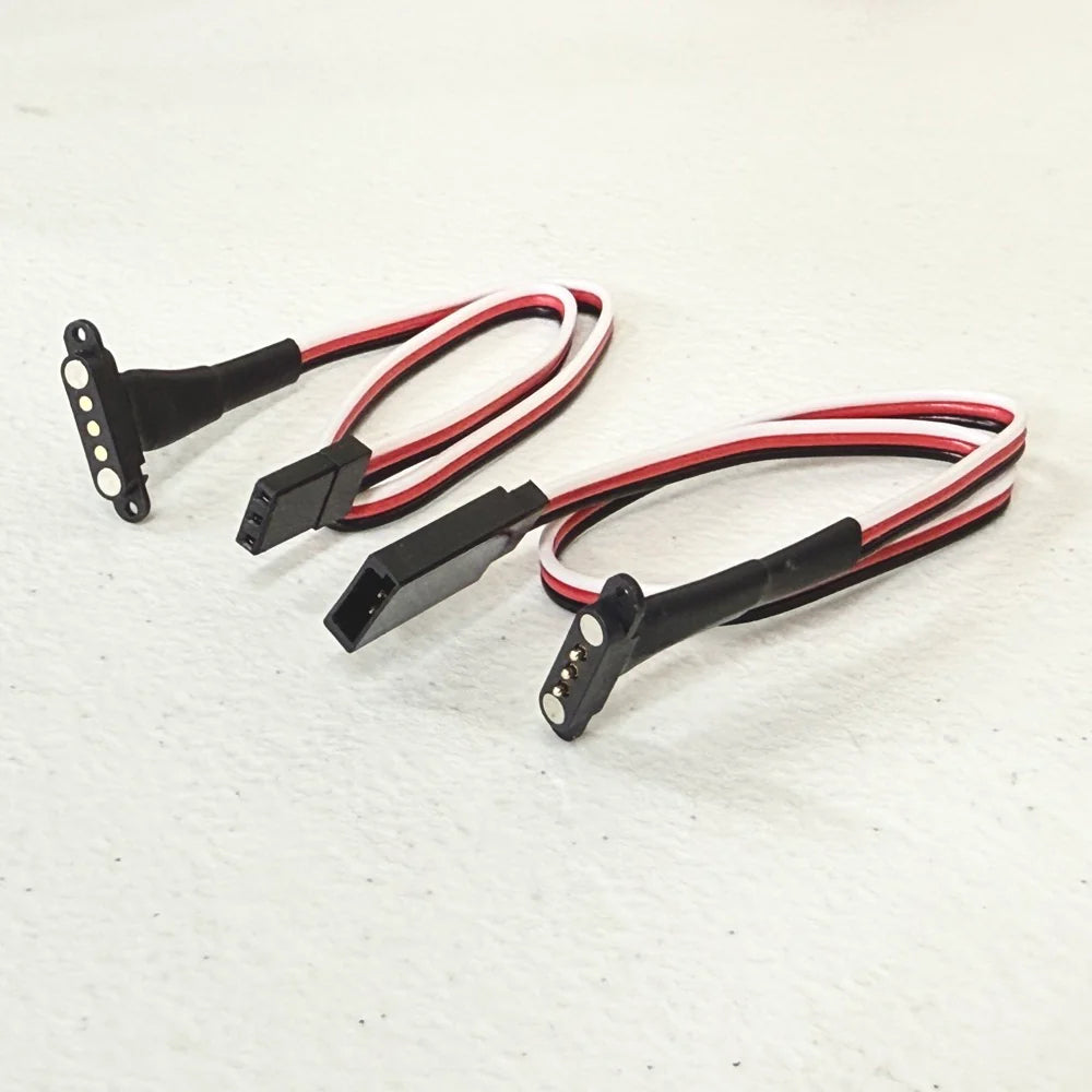 Scale Reflex Magnetic Quick Disconnector Servo/ESC Extension Set (9" Each Side)