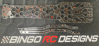 Bingo RC Designs Wasp RMX 4 Chassis forged red
