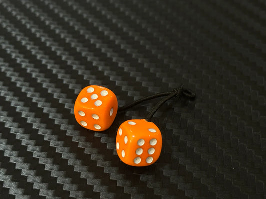 ETO Works Fuzzy Dice Neon Orange