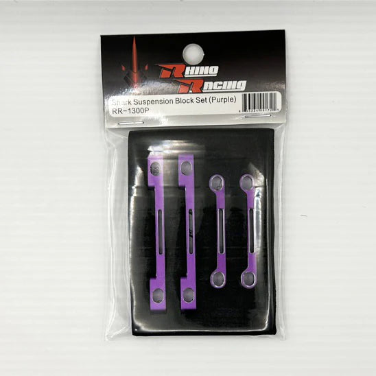 Rhino Racing SHARK - Suspension Block Set -  PURPLE [Rhino Racing] RR-1300P