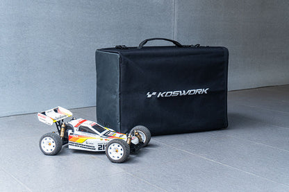 Koswork 1/10 RC Car Carrying Bag with 2 Hard Cases – Buggy, Touring & Drift (KOS32155CASE)