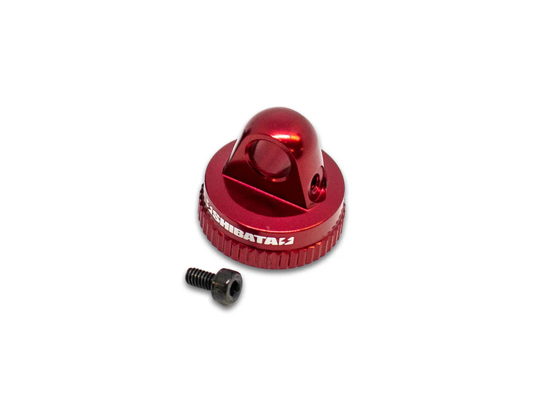 SHIBATA GRK Pressure adjust aluminum damper cap (Red)