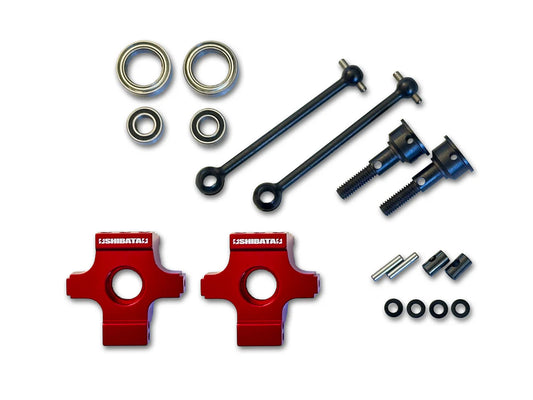 Shibata DR Inset rear knuckle / Red