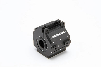 Shibata Dr GRK5 aluminum gearbox (Black) (R31S328BK)