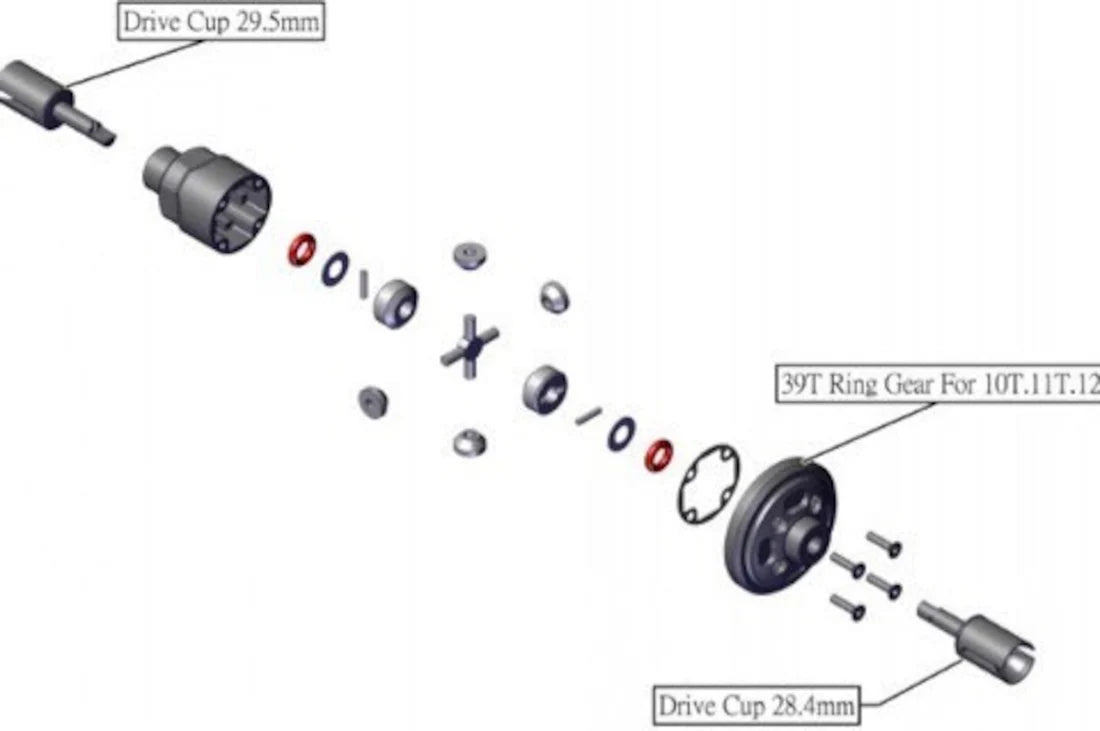 Shibata Dr GRK Drive cup 29.5mm (R31W358)