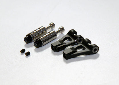 Rhino Racing SHARK - Upper Aluminum Arm Set For SHARK DDSS YD2 RMX RDX - Black - (RR-1200B)