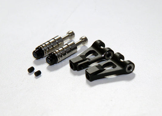 Rhino Racing SHARK - Upper Aluminum Arm Set For SHARK DDSS YD2 RMX RDX - Black - (RR-1200B)