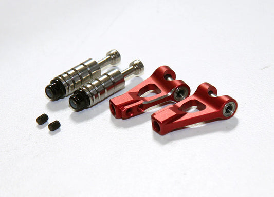 Rhino Racing SHARK - Upper Aluminum Arm Set For SHARK DDSS YD2 RMX RDX - RED - (RR-1200R)