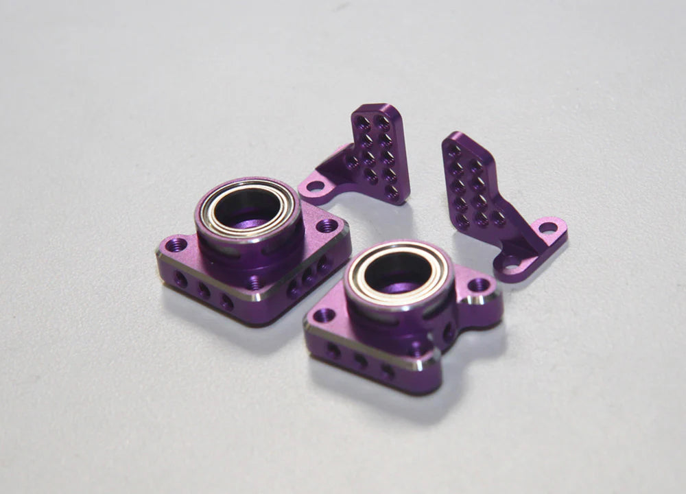 Rhino Racing -PURPLE- SHARK Rear Upright Set – For SHARK DDSS YD2 RMX RDX RR-1500P