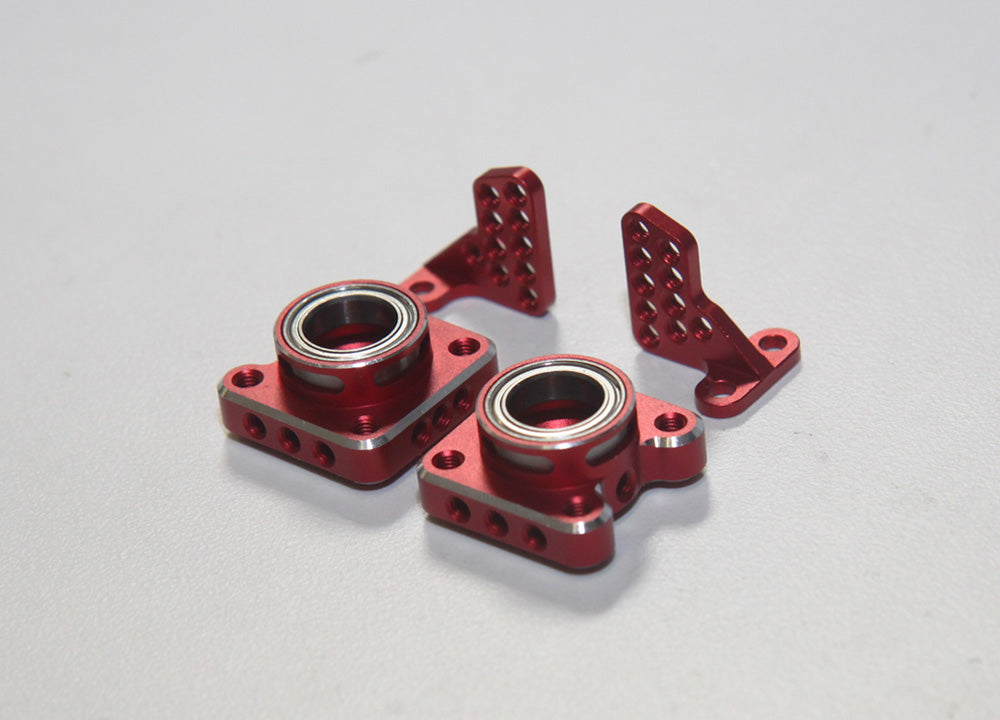 Rhino Racing -RED- SHARK Rear Upright Set – For SHARK DDSS YD2 RMX RDX RR-1500R