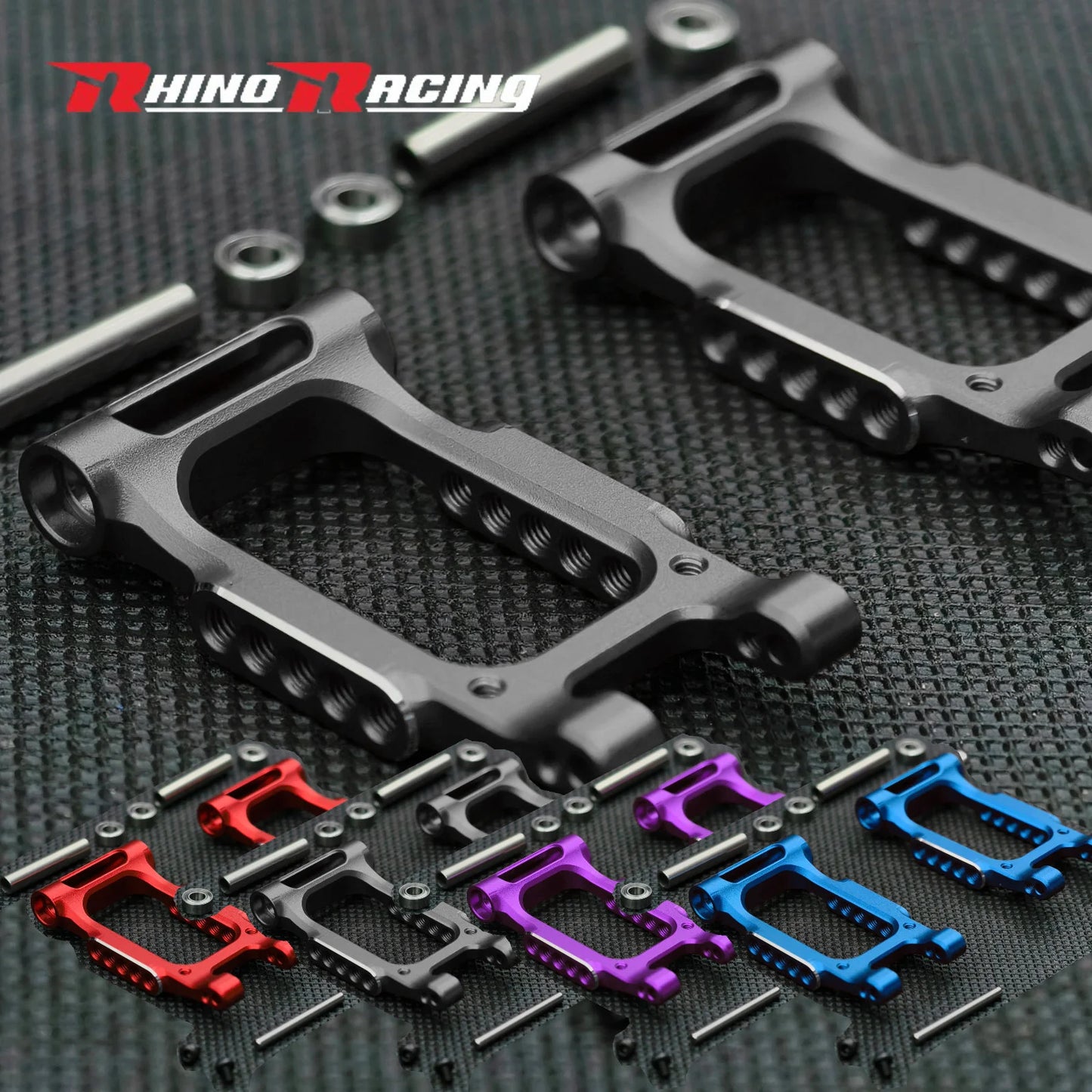 Rhino Racing SHARK - SR Series Lower Rear H-Arms Set (RED) (RR-1105R)