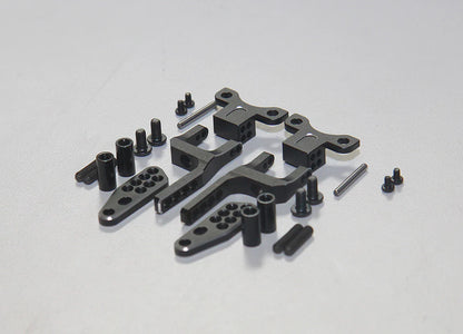 Rhino Racing SHARK - Rear H Arm Adapter Set - BLACK [Rhino Racing] RR-1600B