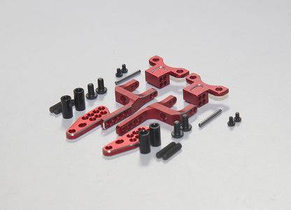 Rhino Racing SHARK - Rear H Adapter Set – (RED) For SHARK DDSS YD2 RMX RDX RR-1600R