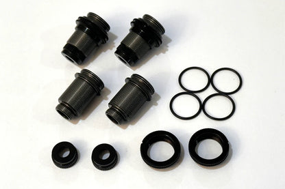 SHIBATA GRK Aluminum Shock Case Set (4) / BLACK ( R31S076BK )