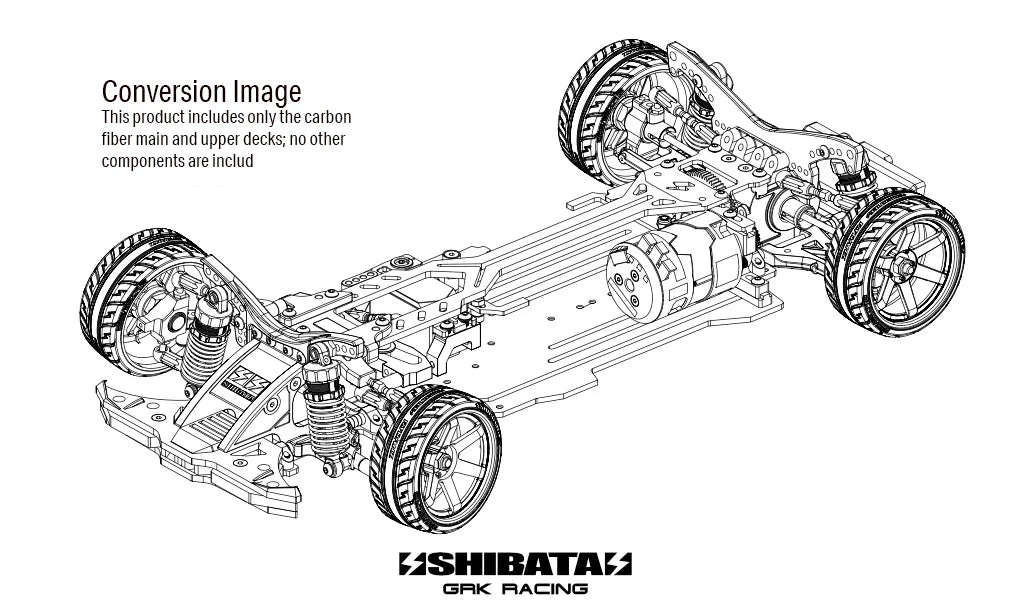 Shibata GRK EVO-R conversion chassis set R31S119