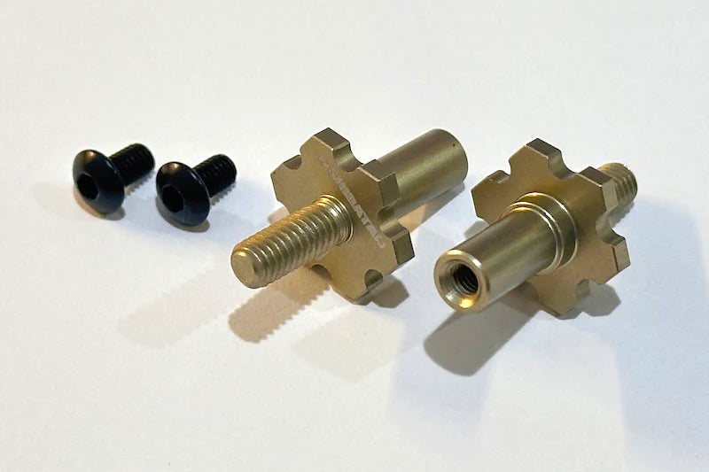 Shibata DR GRK HRP HRP Aluminum Front Axle (4mm) ( R31S131 )