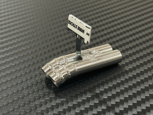 ETOworks Standard Stainless Muffler / Dual / 8mm Dolphin Tip / 20mm Length