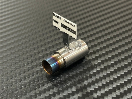 ETO Works 10φ Single Burnt Cannonball 15mm Scale Muffler (STD-S-10YCB-15)