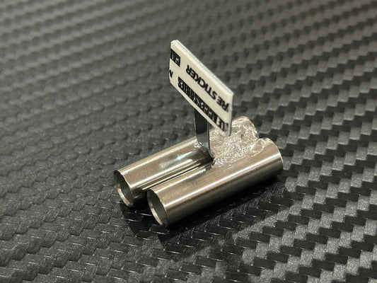 ETO Works Standard Stainless Muffler / Stagger Dual Right / 8mm Tip / 15mm Length