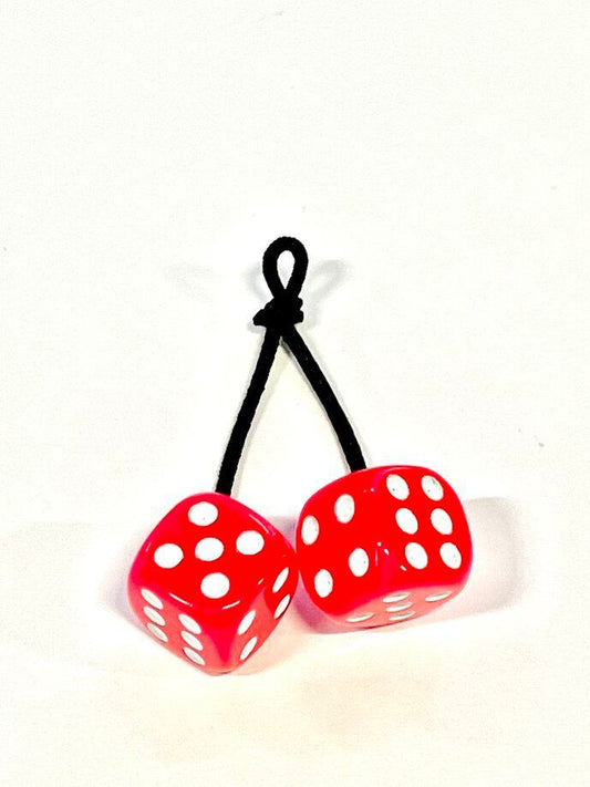 ETO Works Fuzzy Dice Neon RED