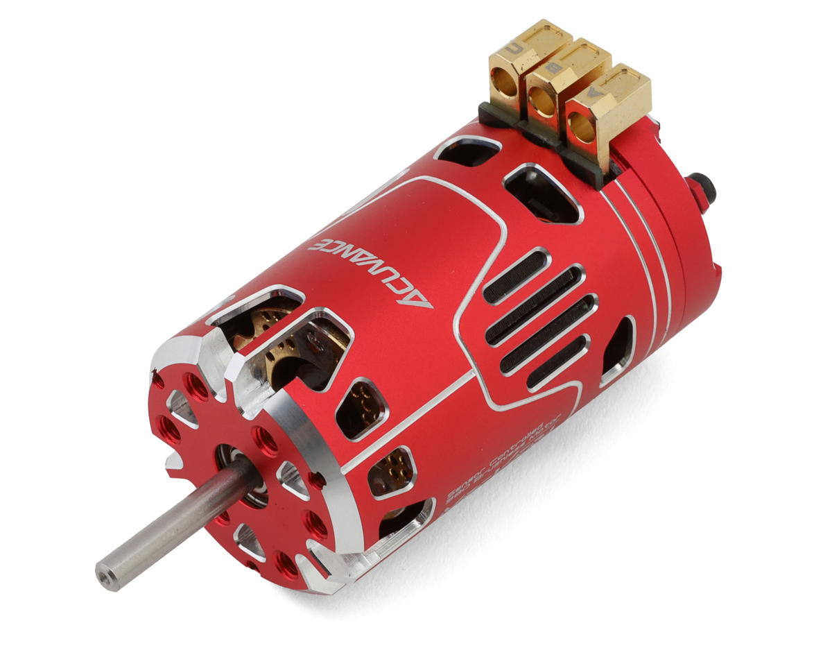 Acuvance MerV-ERA Premium Sensored Brushless Drift Motor w/Internal Fan (13.5T) (Red)