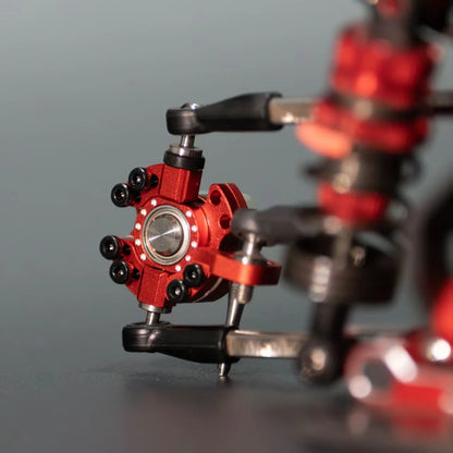 Rhino Racing SHARK - SR Series Front Steering Aluminum Knuckle Set- RED (RR-1405R)