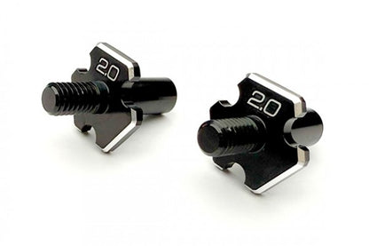 Reve D RDX Alu. Front 2mm Axle for D1-MK-B2 (2pcs.)..