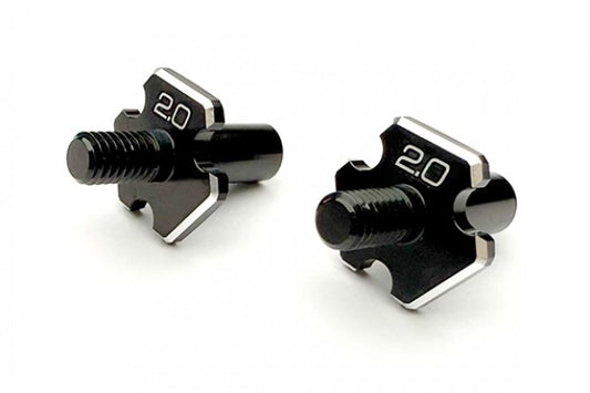 Reve D RDX Alu. Front 2mm Axle for D1-MK-B2 (2pcs.)..
