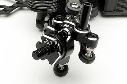 Reve D RDX Alu. Front 2mm Axle for D1-MK-B2 (2pcs.)..