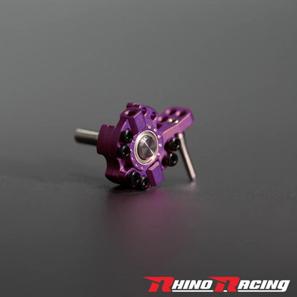 Rhino Racing SHARK - SR Series Front Steering Aluminum Knuckle Set- Purple (RR-1405P)