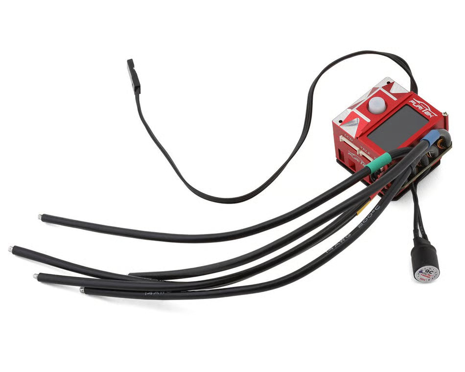 Furitek SlideTech PRO Drift & Stock 1/10 Sensored ESC w/OLED Display & Internal Fan (Red)